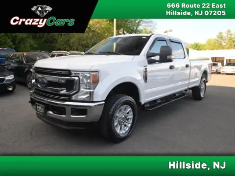White 2021 Ford F350 Super Duty Crew Cab XL Pickup 4D 8 ft for sale in Hillside, NJ