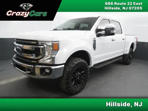 White 2021 Ford F250 Super Duty Crew Cab XLT Pickup 4D 6 3/4 ft for sale in Hillside, NJ