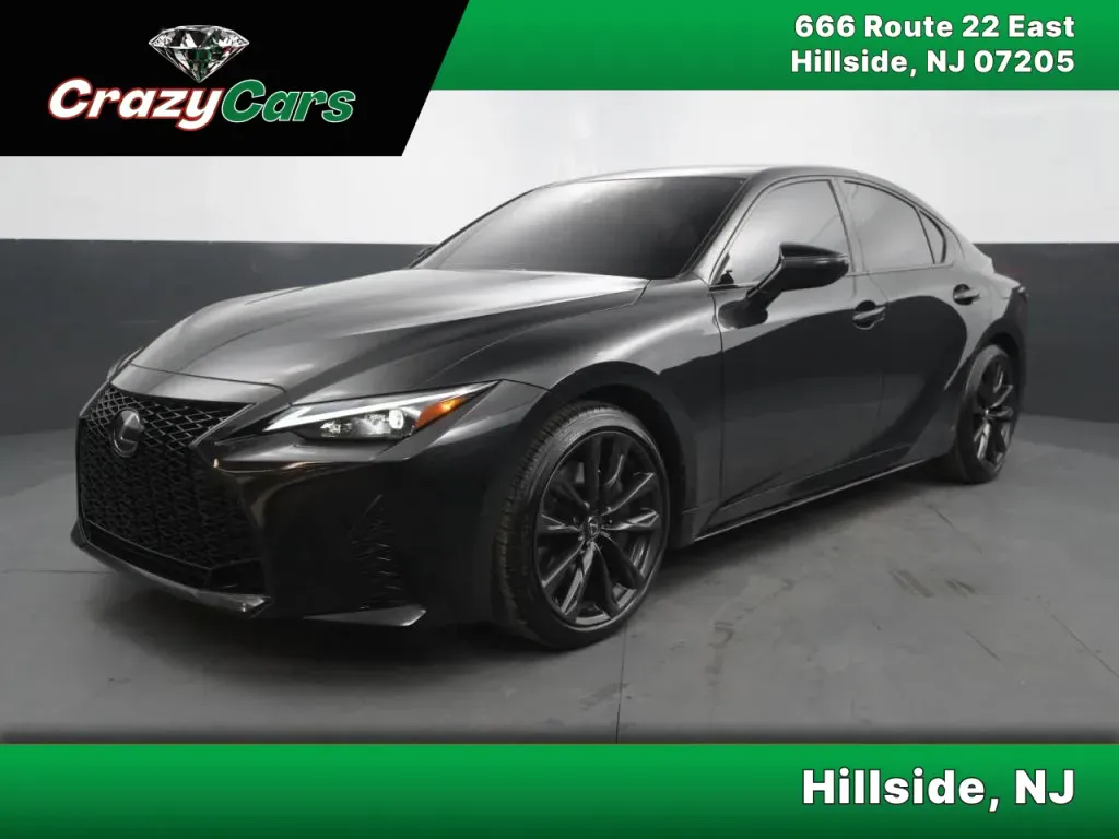 Black 2024 Lexus IS 350 F SPORT Design Sedan 4D for sale in Hillside, NJ