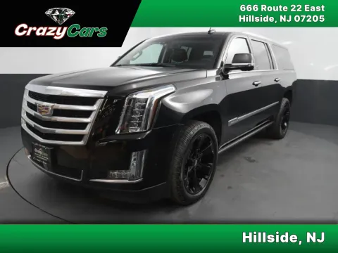 Black 2018 Cadillac Escalade ESV Premium Luxury Sport Utility 4D for sale in Hillside, NJ