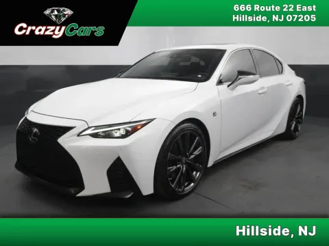 White 2021 Lexus IS 350 F SPORT Sedan 4D for sale in Hillside, NJ