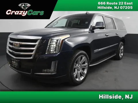 Blue 2019 Cadillac Escalade ESV Luxury Sport Utility 4D for sale in Hillside, NJ