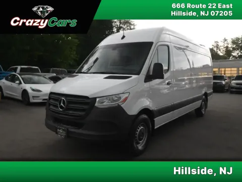 White 2023 Mercedes-Benz Sprinter 2500 Cargo High Roof w/170' WB Van 3D for sale in Hillside, NJ