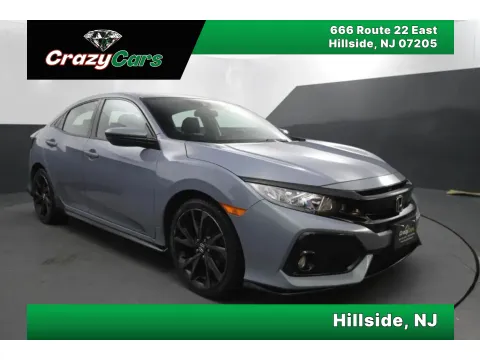 Gray 2019 Honda Civic Sport Hatchback 4D for sale in Hillside, NJ