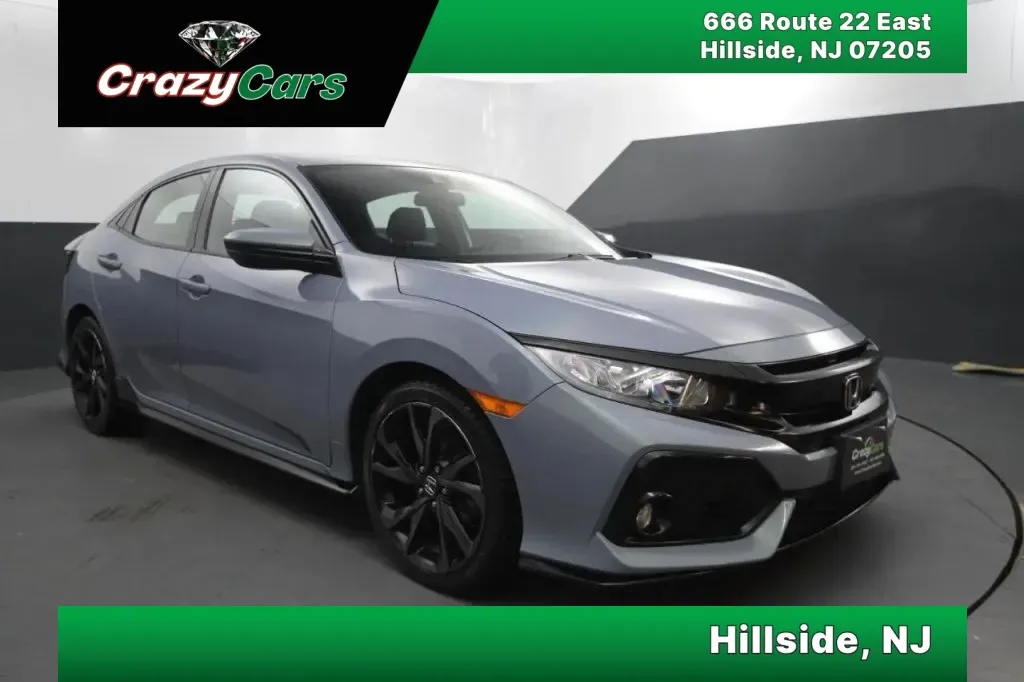 Gray 2019 Honda Civic Sport Hatchback 4D for sale in Hillside, NJ