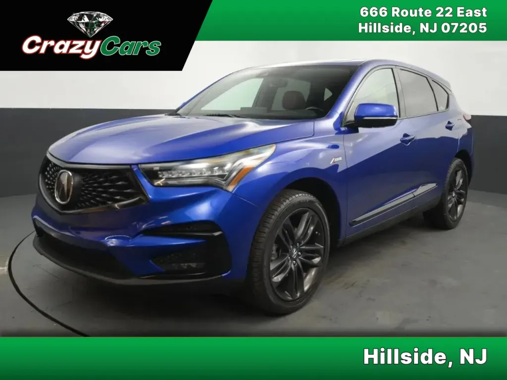 Blue 2021 Acura RDX SH-AWD w/A-SPEC Pkg Sport Utility 4D for sale in Hillside, NJ