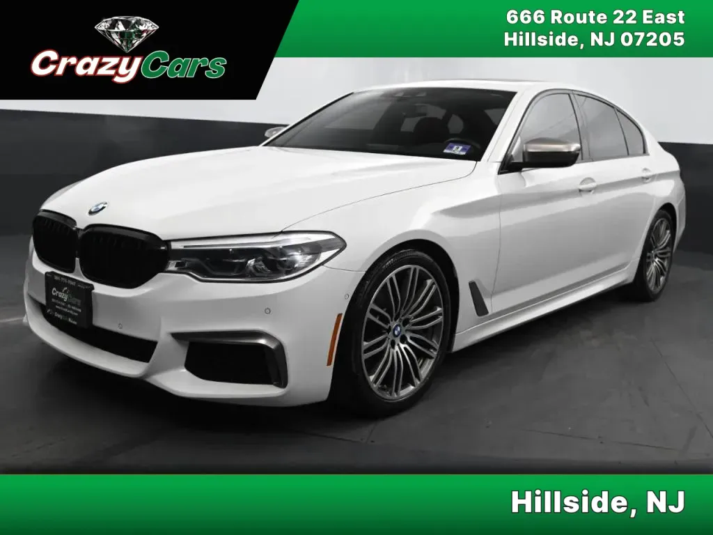 White 2020 BMW 5 Series M550i xDrive Sedan 4D for sale in Hillside, NJ