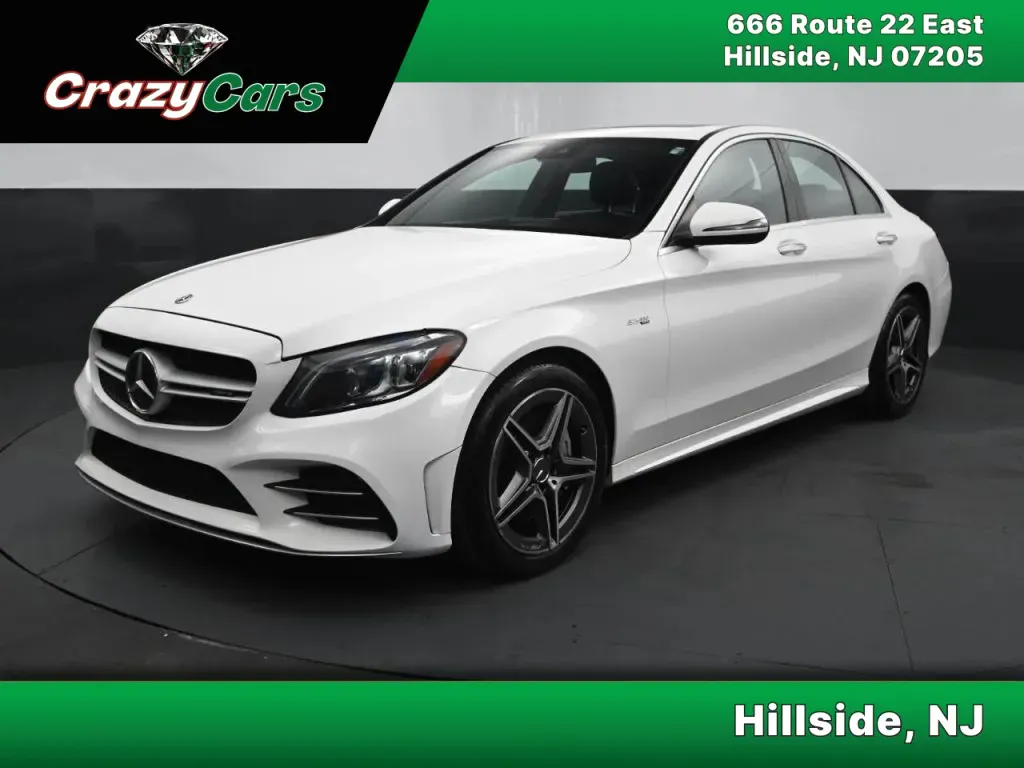 White 2020 Mercedes-Benz Mercedes-AMG C-Class C 43 AMG Sedan 4D for sale in Hillside, NJ