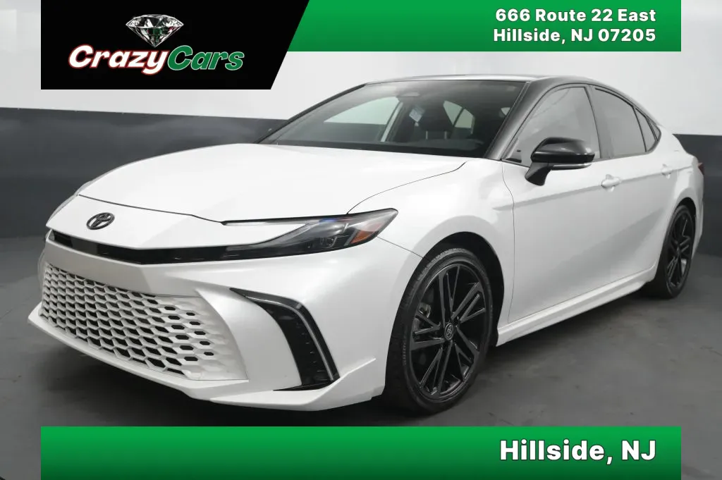 White 2025 Toyota Camry XSE Sedan 4D for sale in Hillside, NJ