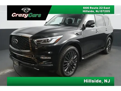 Black 2022 INFINITI QX80 PREMIUM SELECT Sport Utility 4D for sale in Hillside, NJ