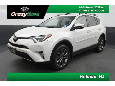 White 2018 Toyota RAV4 Limited Sport Utility 4D for sale in Hillside, NJ