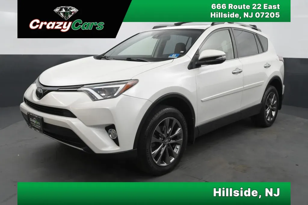 White 2018 Toyota RAV4 Limited Sport Utility 4D for sale in Hillside, NJ