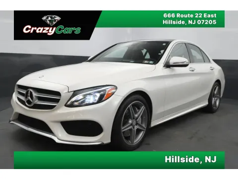 White 2017 Mercedes-Benz C-Class C 300 4MATIC Sedan 4D for sale in Hillside, NJ