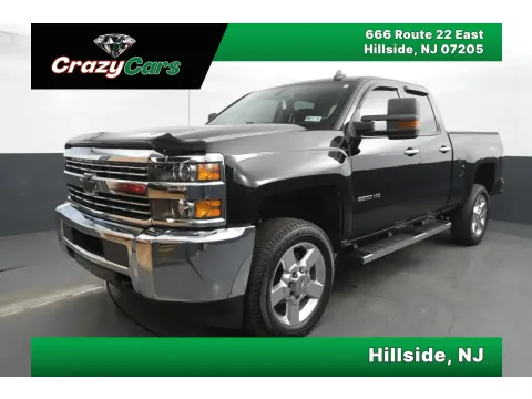 Black 2018 Chevrolet Silverado 2500 HD Double Cab Work Truck Pickup 4D 6 1/2 ft for sale in Hillside, NJ