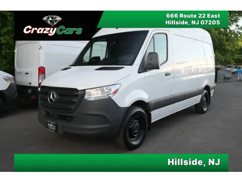 White 2025 Mercedes-Benz Sprinter 2500 Cargo Standard Roof w/144' WB Van 3D for sale in Hillside, NJ