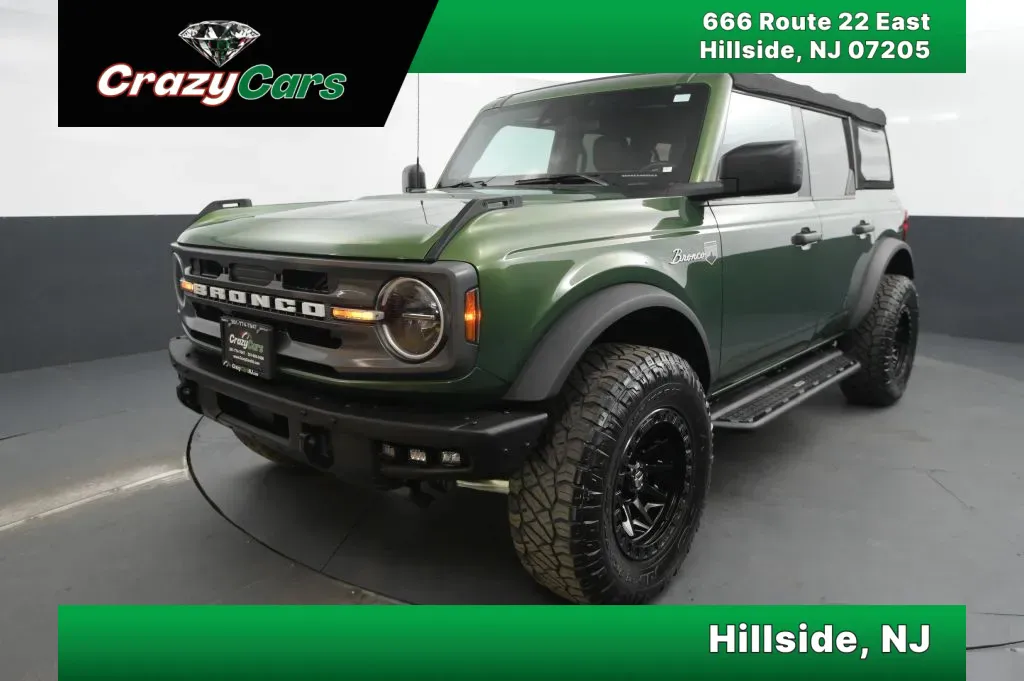 Green 2022 Ford Bronco Big Bend Sport Utility 4D for sale in Hillside, NJ