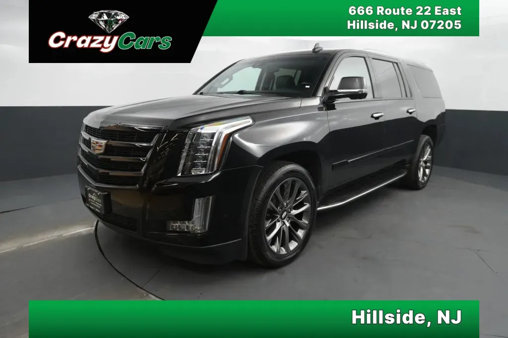 Black 2019 Cadillac Escalade ESV Luxury Sport Utility 4D for sale in Hillside, NJ