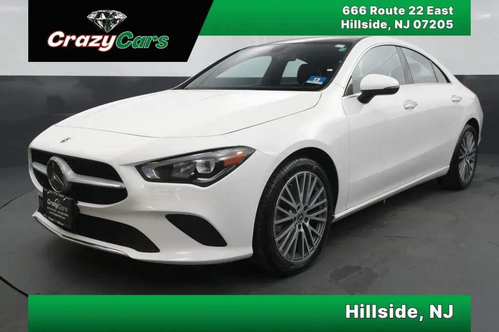 White 2021 Mercedes-Benz CLA 250 4MATIC Coupe 4D for sale in Hillside, NJ