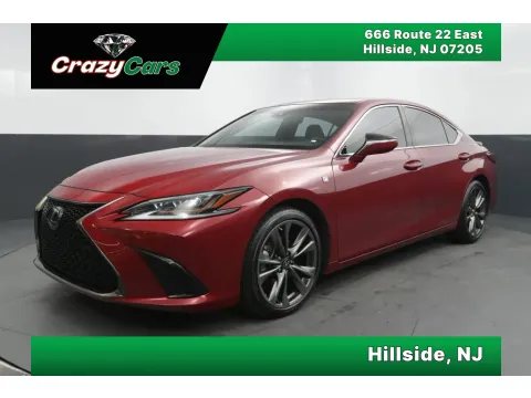 Red 2020 Lexus ES 350 F SPORT Sedan 4D for sale in Hillside, NJ