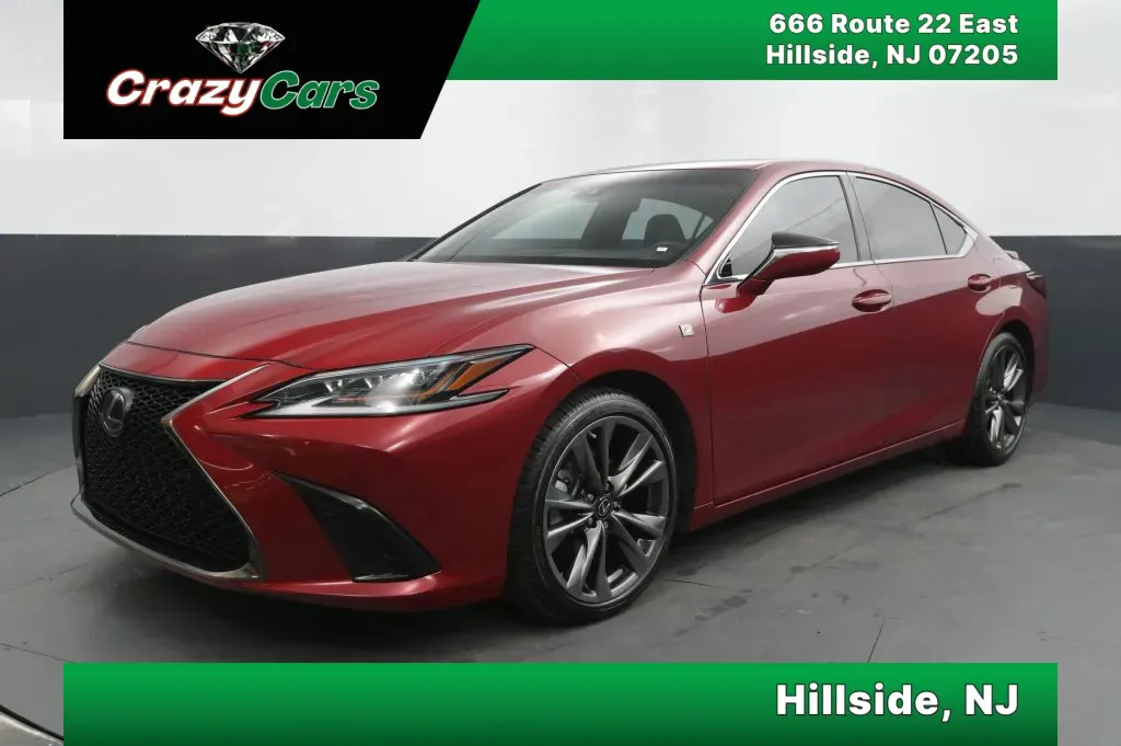 Red 2020 Lexus ES 350 F SPORT Sedan 4D for sale in Hillside, NJ