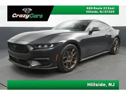 Gray 2024 Ford Mustang EcoBoost Premium Coupe 2D for sale in Hillside, NJ
