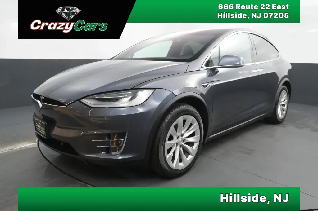 Gray 2020 Tesla Model X Long Range Plus Sport Utility 4D for sale in Hillside, NJ