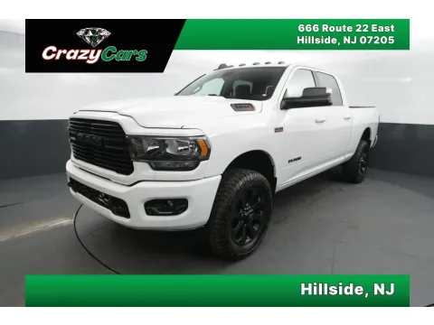 White 2021 Ram 2500 Crew Cab Big Horn Pickup 4D 6 1/3 ft for sale in Hillside, NJ