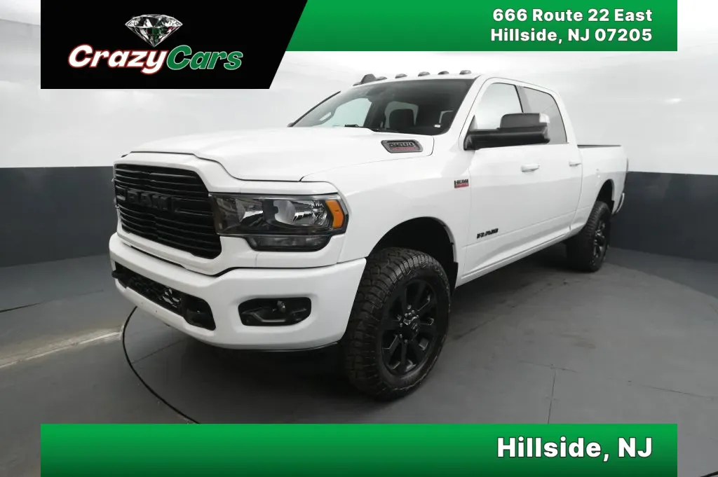 White 2021 Ram 2500 Crew Cab Big Horn Pickup 4D 6 1/3 ft for sale in Hillside, NJ