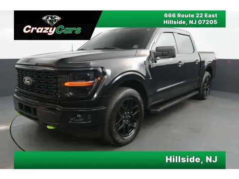 Black 2024 Ford F-150 SuperCrew Cab STX Pickup 4D 5 1/2 ft for sale in Hillside, NJ