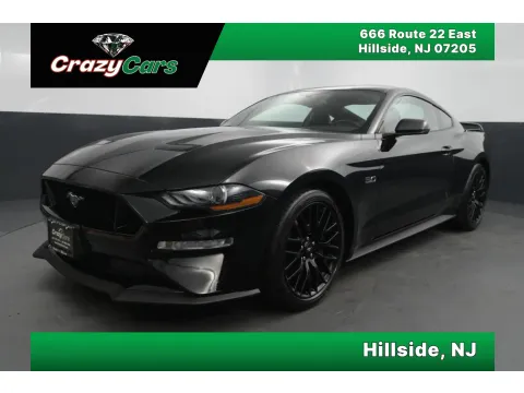 Black 2020 Ford Mustang GT Premium Coupe 2D for sale in Hillside, NJ