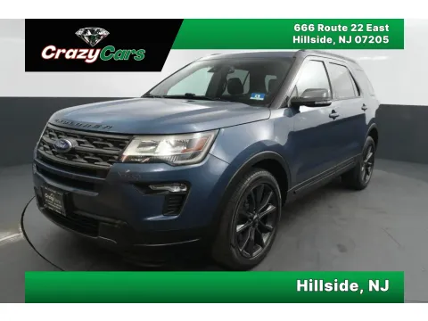 Blue 2018 Ford Explorer XLT Sport Utility 4D for sale in Hillside, NJ