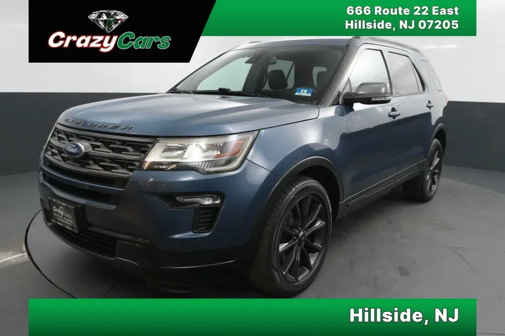 Blue 2018 Ford Explorer XLT Sport Utility 4D for sale in Hillside, NJ