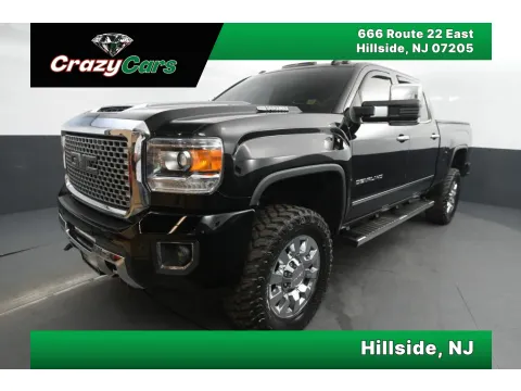 Black 2017 GMC Sierra 2500 HD Crew Cab Denali Pickup 4D 6 1/2 ft for sale in Hillside, NJ