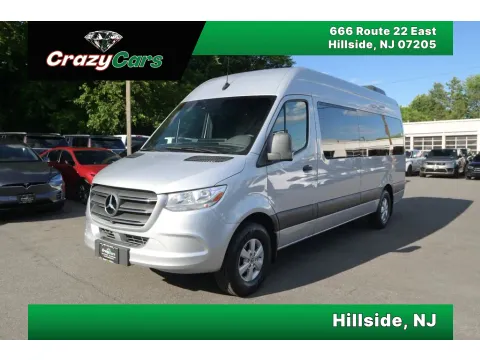 Silver 2020 Mercedes-Benz Sprinter 2500 Passenger High Roof w/170' WB Van 3D for sale in Hillside, NJ