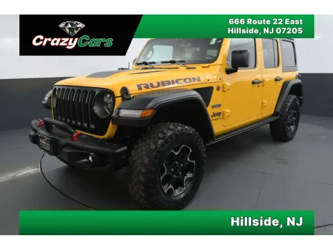 Yellow 2020 Jeep Wrangler Unlimited Recon Sport Utility 4D for sale in Hillside, NJ