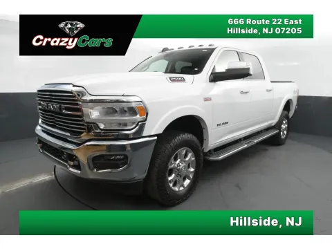 White 2020 Ram 2500 Crew Cab Laramie Pickup 4D 6 1/3 ft for sale in Hillside, NJ