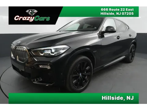 Black 2021 BMW X6 M50i Sport Utility 4D for sale in Hillside, NJ