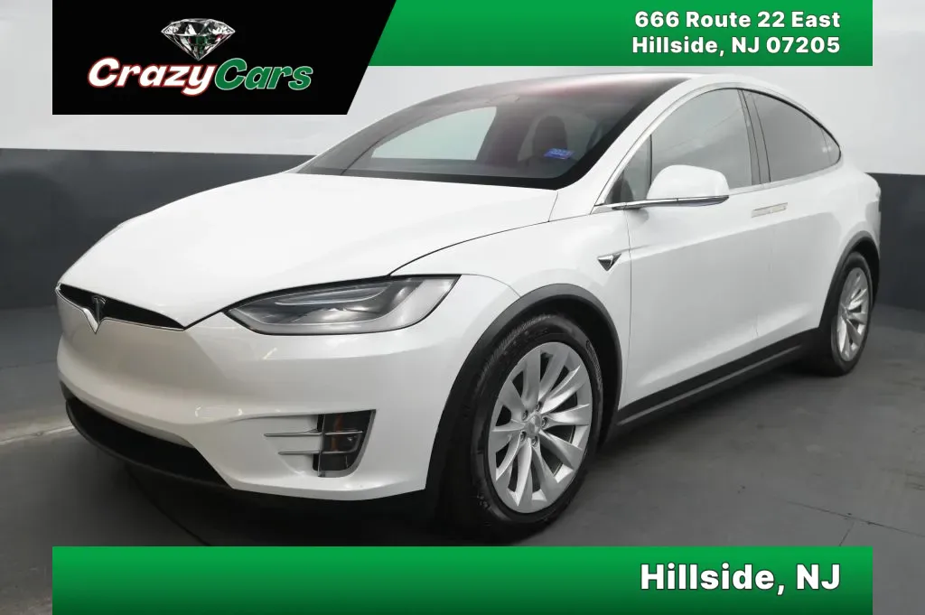 White 2019 Tesla Model X Standard Range Sport Utility 4D for sale in Hillside, NJ