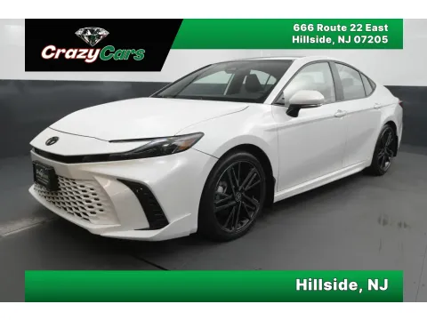 White 2025 Toyota Camry XSE Sedan 4D for sale in Hillside, NJ