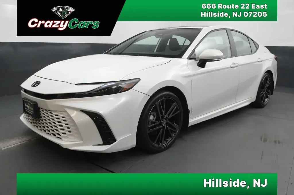 White 2025 Toyota Camry XSE Sedan 4D for sale in Hillside, NJ