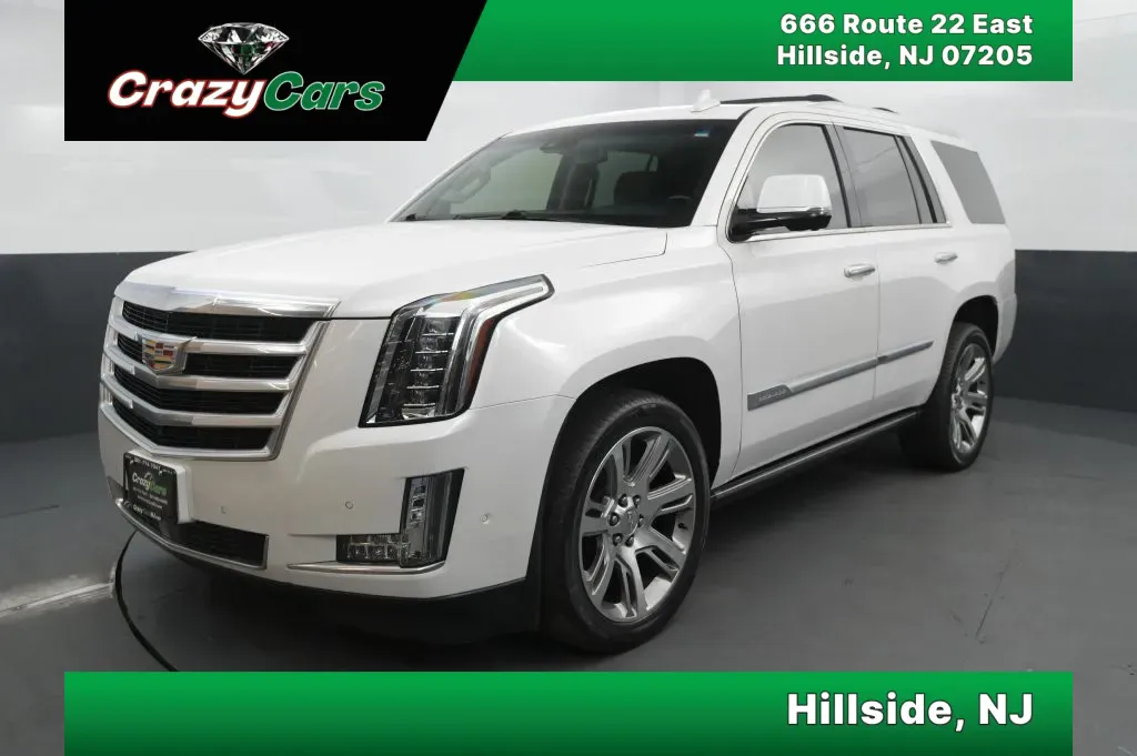 White 2019 Cadillac Escalade Premium Luxury Sport Utility 4D for sale in Hillside, NJ