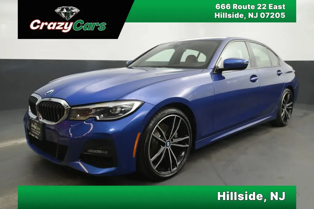 Blue 2022 BMW 3 Series 330i xDrive Sedan 4D for sale in Hillside, NJ