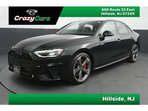 Black 2022 Audi A4 S line 45 TFSI Premium Plus Sedan 4D for sale in Hillside, NJ