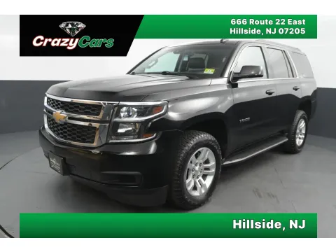 Black 2015 Chevrolet Tahoe LT Sport Utility 4D for sale in Hillside, NJ