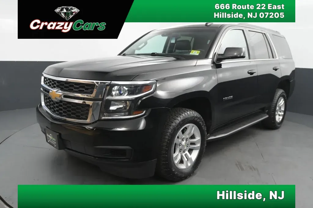 Black 2015 Chevrolet Tahoe LT Sport Utility 4D for sale in Hillside, NJ