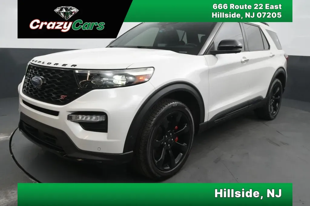 White 2020 Ford Explorer ST Sport Utility 4D for sale in Hillside, NJ