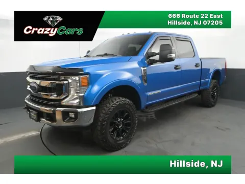 Blue 2021 Ford F250 Super Duty Crew Cab XLT Pickup 4D 6 3/4 ft for sale in Hillside, NJ