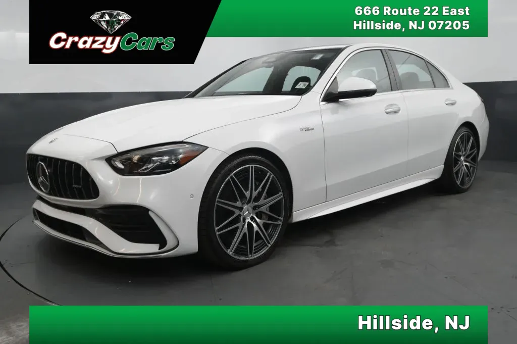 White 2023 Mercedes-Benz AMG C-Class C 43 AMG 4MATIC Sedan 4D for sale in Hillside, NJ