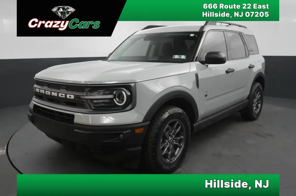 Gray 2022 Ford Bronco Sport Big Bend Sport Utility 4D for sale in Hillside, NJ