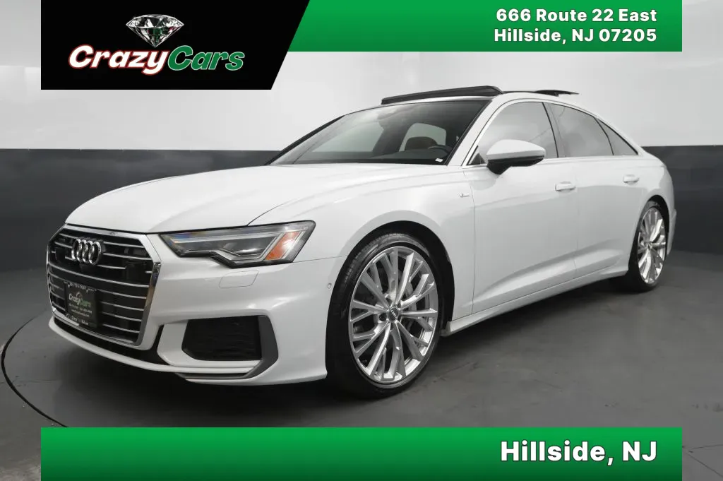 White 2019 Audi A6 55 TFSI Premium Plus Sedan 4D for sale in Hillside, NJ